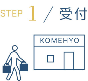 STEP1 / 受付